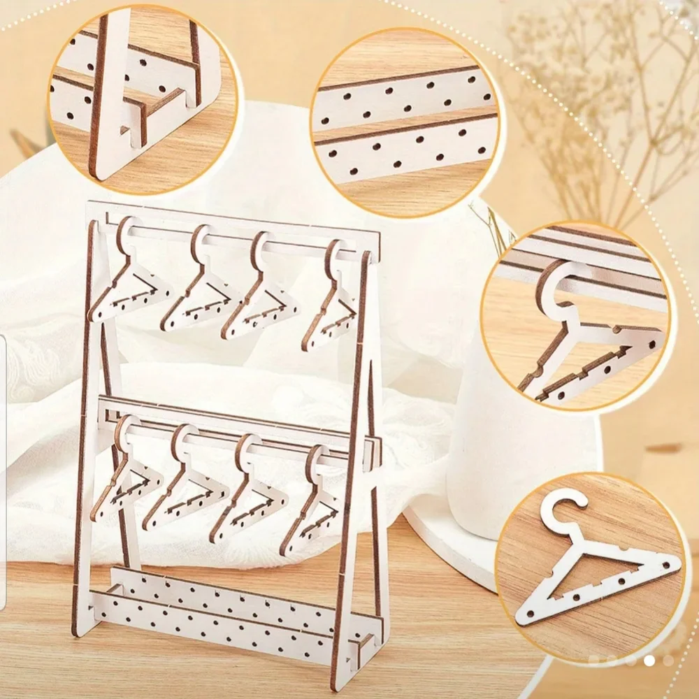 Wooden Earring Display Stand